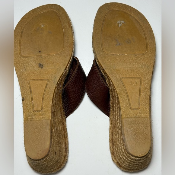 Burberry nova check sandals women wedges size 40 - Picture 6 of 13